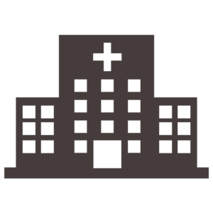 Icon picture of a hospital
